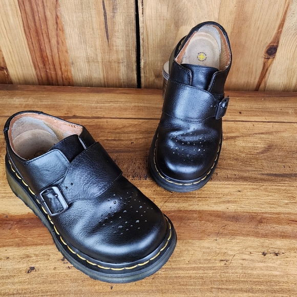 Dr. Martens Shoes - Dr. Martens 3B62 Vintage Wedge Monk Shoe